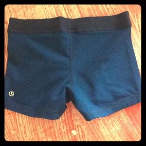 Vintage Lululemon Blue Herringbone Shorts